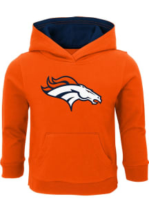 Denver Broncos Toddler Orange Prime Long Sleeve Hooded Sweatshirt
