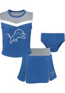 Detroit Lions Girls Blue Spirit Cheer Cheer Set