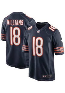 Caleb Williams   Chicago Bears Navy Blue Home Football Jersey