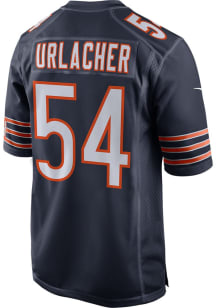 Brian Urlacher  Nike Chicago Bears Navy Blue Home Game Football Jersey