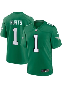 Jalen Hurts  Nike Philadelphia Eagles Kelly Green Game Football Jersey