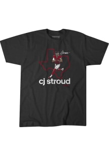 CJ Stroud Houston Texans Navy Blue State OL Short Sleeve Fashion Player T Shirt