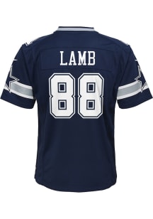 CeeDee Lamb Dallas Cowboys Youth Navy Blue Nike Game Football Jersey
