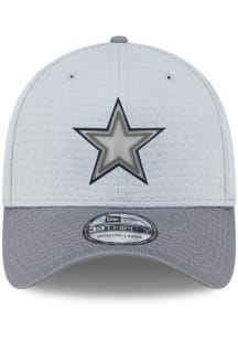 New Era Dallas Cowboys Mens Grey 2024 Training Camp 39THIRTY Flex Hat