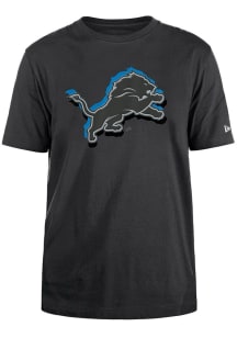 New Era Detroit Lions Black Logo NFL Draft 2024 Short Sleeve T Shirt