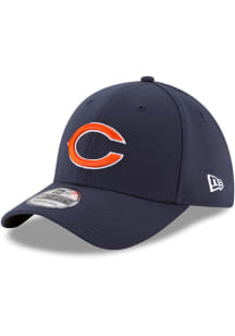 New Era Chicago Bears Mens Navy Blue Team Classic 39THIRTY Flex Hat